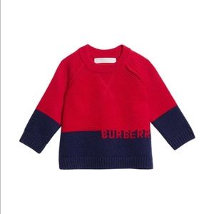 Burberry 100% Cashmere boy sweater 6Y NEW
